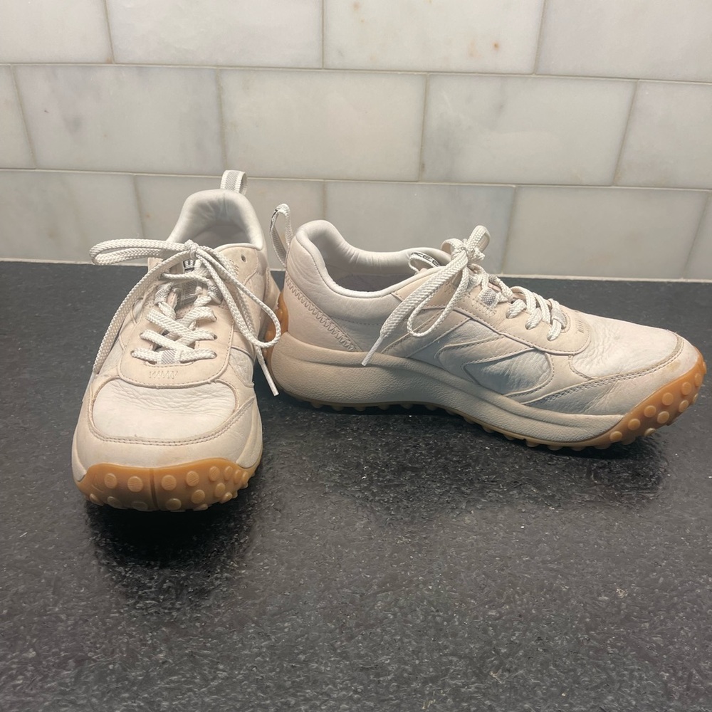 Beige Keen KS86 Sneakers with Gum Sole